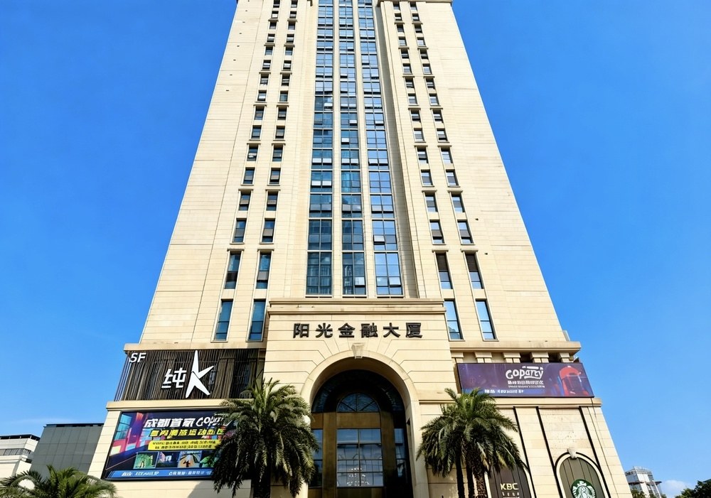 阳光金融大厦外立面图